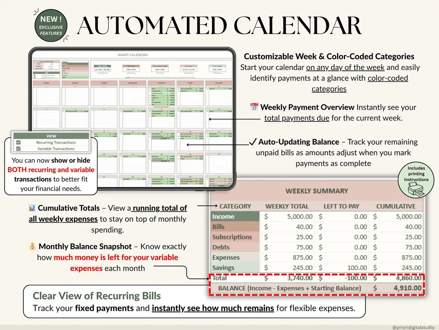 Ultimate Annual Budget Template | Google Sheets & Excel