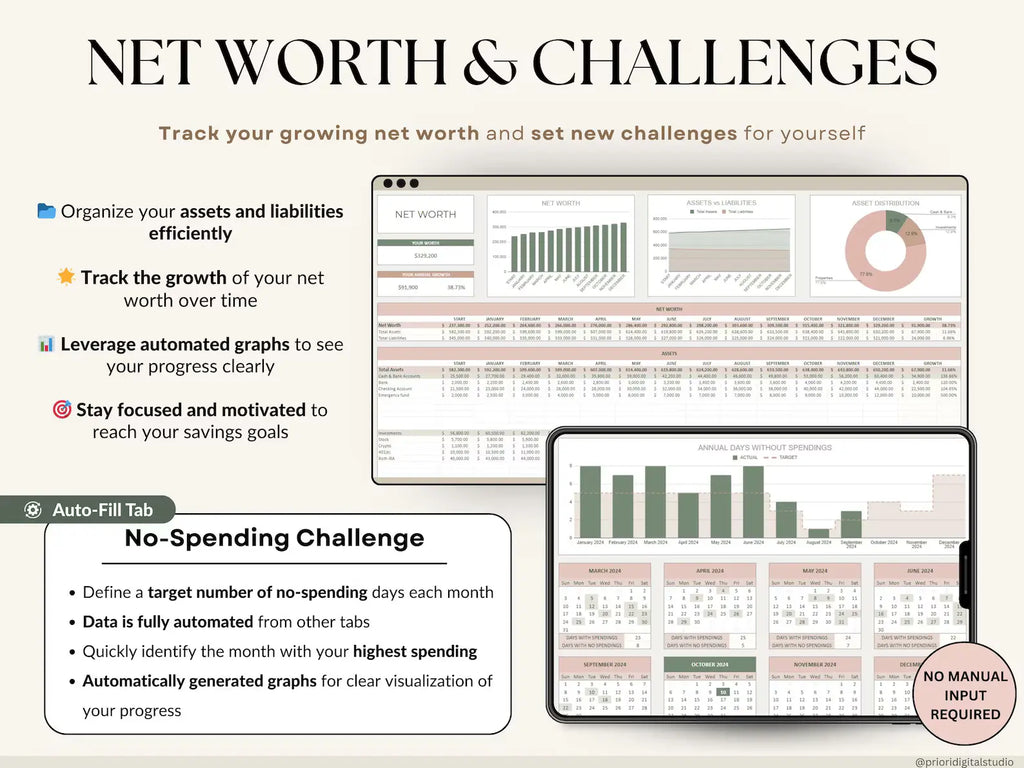 Ultimate Annual Budget Spreadsheet | Google Sheets & Excel