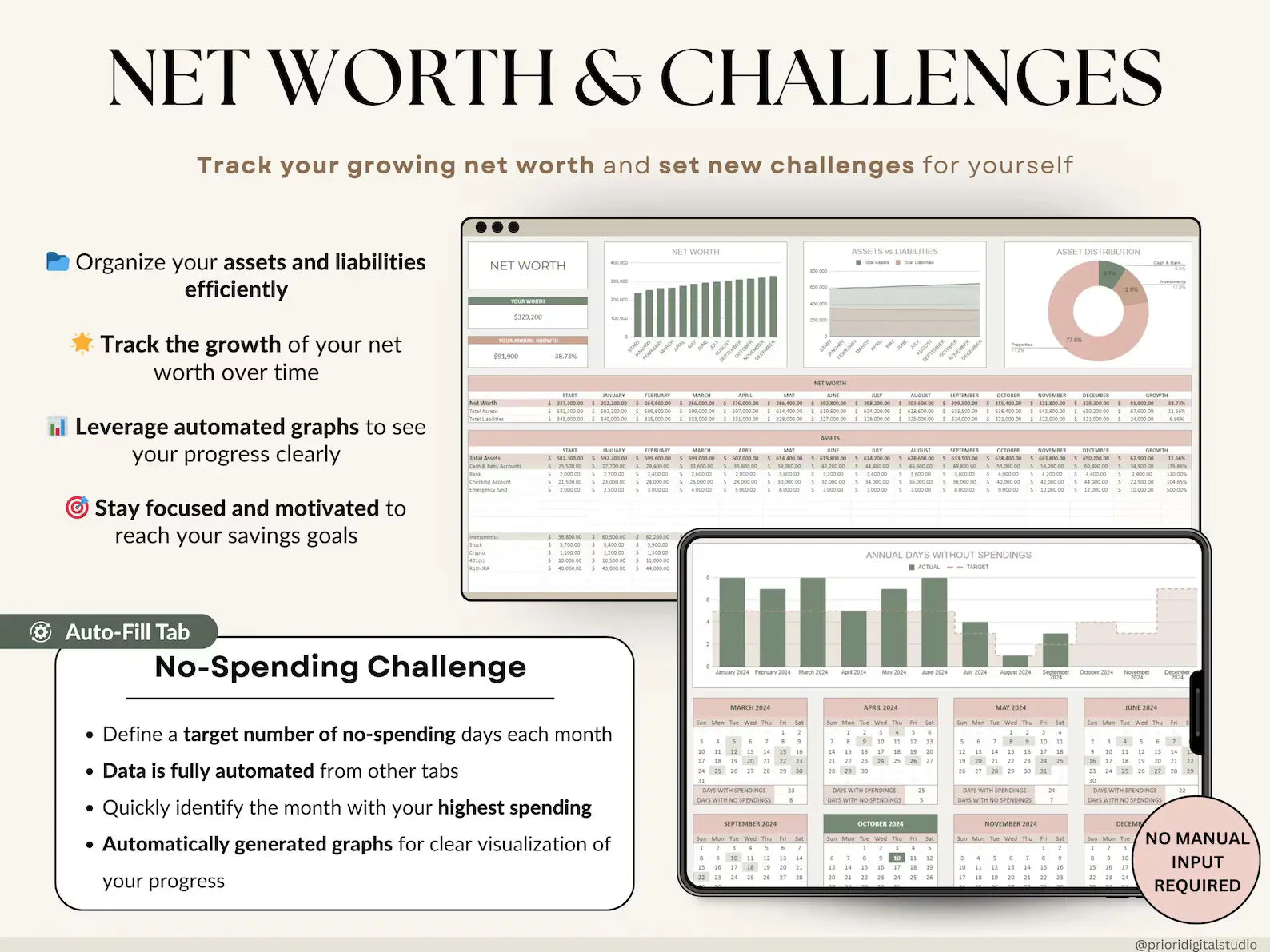 Ultimate Annual Budget Spreadsheet | Google Sheets & Excel