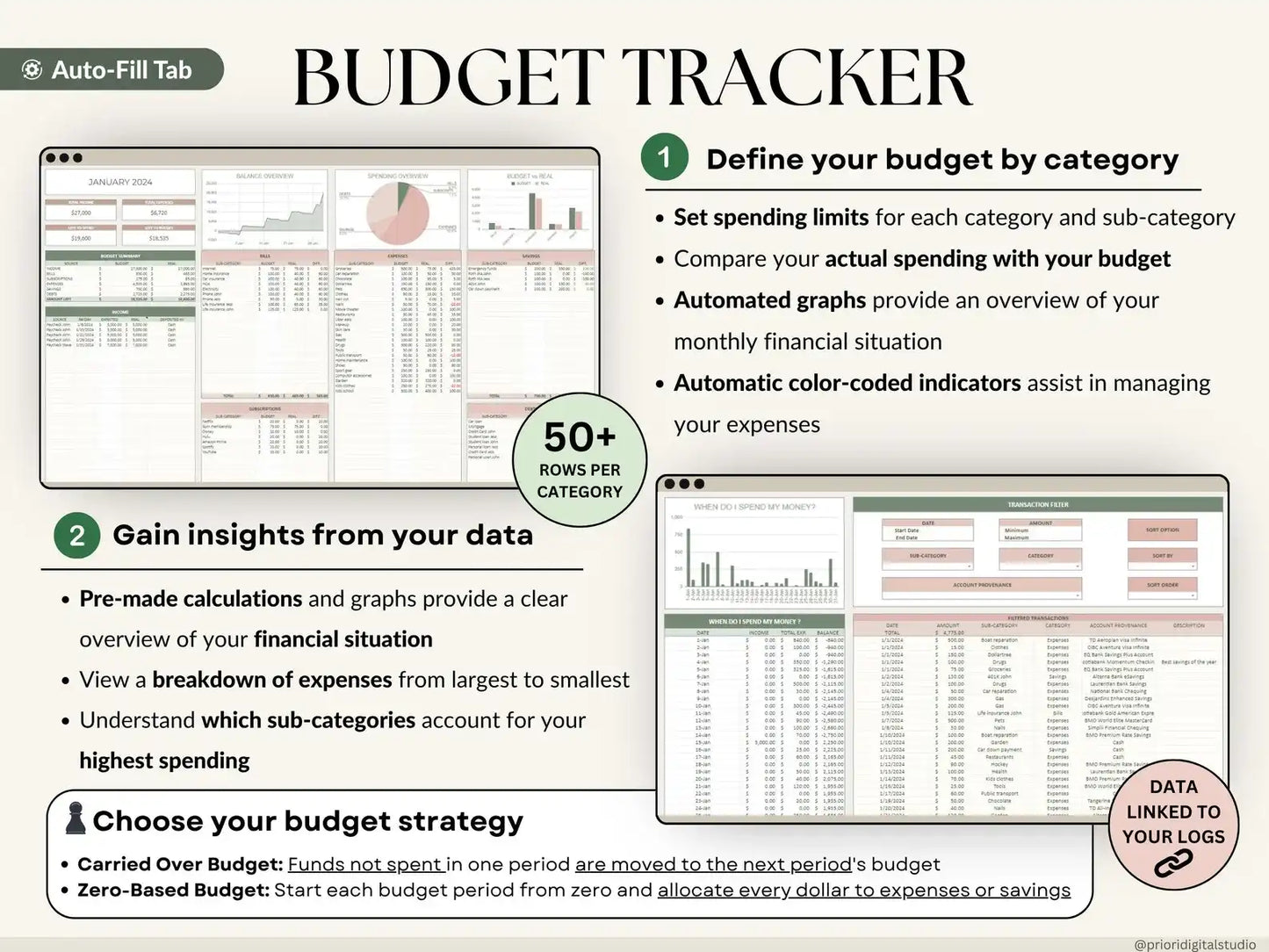 Ultimate Annual Budget Template | Google Sheets & Excel